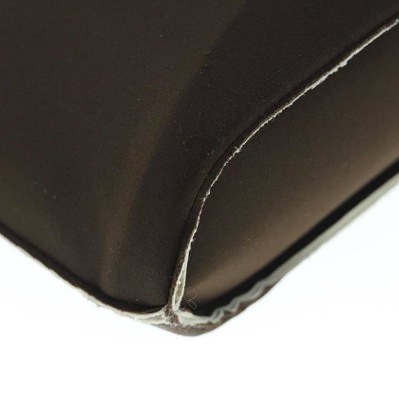 CHANEL Hand Bag Nylon Brown CC Auth bs11011 - Picture 9 of 16